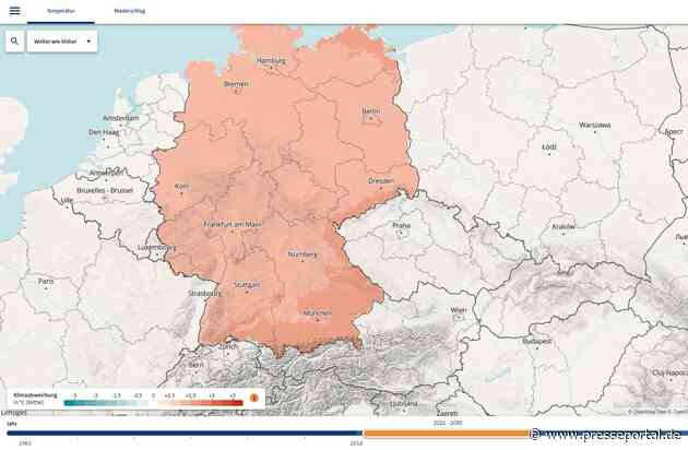 Korrektur: Wie ernst ist die Klimakrise? MDR startet interaktive Klimakarte für Deutschland