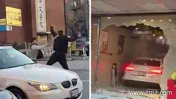 Wild Parking Spot Brawl in NYC Turns Into Violent Road Rage Crash