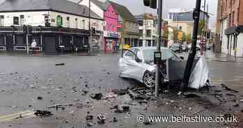 Sandy Row crash happened after police pursuit, PSNI says - Belfast Live