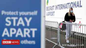 Covid-19: Belfast International Airport only opening when flights operate - BBC News