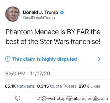 Trump Phantom Menace Tweet – Meme