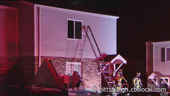 Townhouse Fire Forces Man And His Dog From Their Home