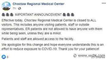 Choctaw Regional Medical Center closed to all visitors - WCBI
