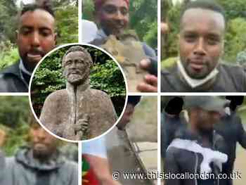 Hunt for those who smashed Selassie statue in Wimbledon