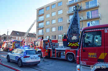 Bewoners flatgebouw met ladderwagens geëvacueerd, één appartement onbewoonbaar