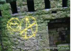 Vandals spray graffiti on Clitheroe Castle, causing £2k of damage
