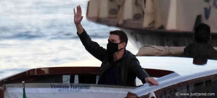 Tom Cruise Masks Up Filming 'Mission Impossible' on the Grand Canal in Venice