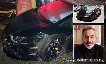 Moped thieves 'clip tech entrepreneur's $240,000 Lamborghini then steal it' - Daily Mail