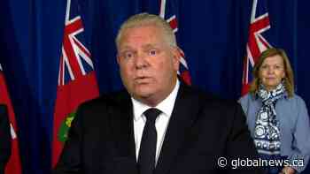 ‘Guys, get it together’: Ford expresses frustration with individuals not following COVID-19 measures