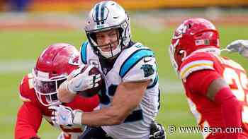 McCaffrey unlikely to play Sunday for Panthers