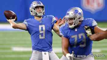 Lions' Stafford taking thumb injury 'day by day'
