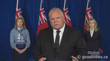 Coronavirus: Premier Doug Ford threatens major action Friday