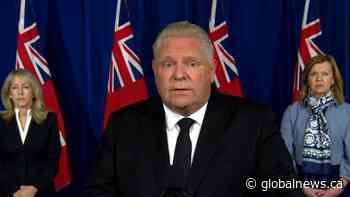 Coronavirus: Ford says possible new measures to be discussed as cases 'extremely troubling' in Toronto, Peel, and York regions | Watch News Videos Online - Globalnews.ca