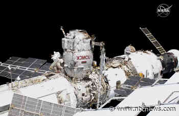 Spacewalking astronauts prep for 2021 arrival of Russian lab