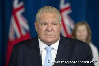 Ford to announce new COVID-19 restrictions for Toronto, Peel and York Region on Friday - The Globe and Mail