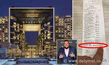 Former BBC Radio One DJ Charlie Sloth posts picture of £200,000 bill from luxury Dubai hotel - Daily Mail