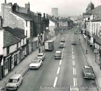 Blackburn as it was 50 years ago looking on to Darwen Street