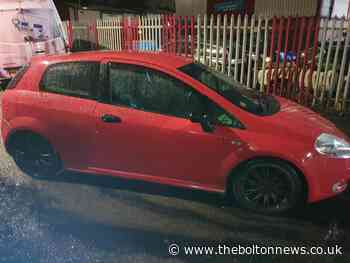 Car on false plates seized in Bolton after pursuit, police say