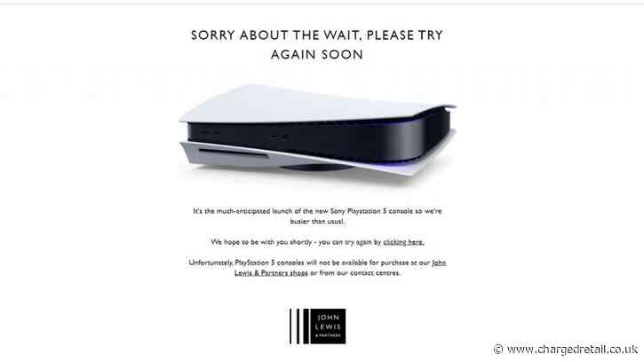 John Lewis, Tesco, Currys and Game websites crash amid PS5 launch chaos