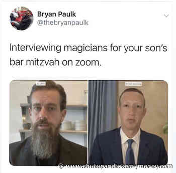 Interviewing Magicians For Your Son’s Bar Mitzvah On Zoom – Jack And Zucc Meme