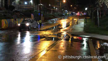 Water Main Break On Roberto Clemente Road Closes Portion Of Bouquet Street