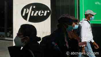Pfizer says it's communicating with Biden's team