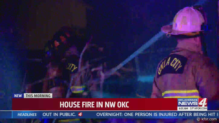 Candle sparks house fire in northwest Oklahoma City