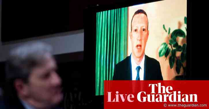 Mark Zuckerberg and Jack Dorsey face Senate grilling over tech platforms – as it happened
