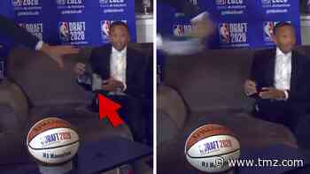 RJ Hampton's Dad Throws Milwaukee Bucks Hat at NBA Draft, You're Going to Denver!