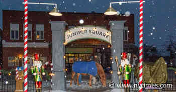 A Canadian Town Is a Festive Anywhere, U.S.A., Onscreen