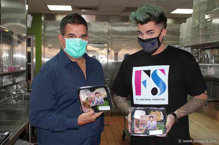 Adam Lambert Partners With Project Angel Food to Deliver Thanksgiving Meals & Raise Awareness