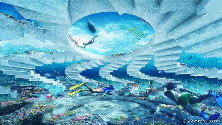 OMA designs underwater sculpture park The ReefLine for Miami Beach