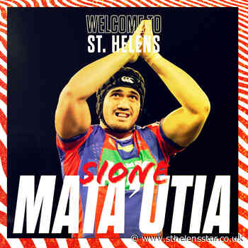 Sione Mata'utia joins St Helens from NRL's Newcastle Knights - St Helens Star