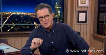 Giuliani Got a Bad Batch of ‘Just for Henchmen’ Hair Dye, Colbert Says