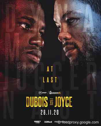 Dubois – Joyce  to Stream Live in the U.S. on ESPN+ on Nov.28th