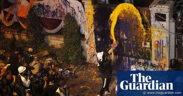 Thai protesters rally after violent clashes with police – video report