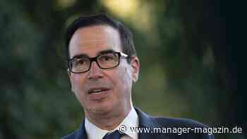 US-Finanzminister Steven Mnuchin will noch schnell Corona-Hilfen kappen