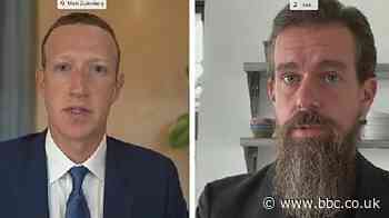 Facebook's Zuckerberg and Twitter's Dorsey answer addiction question