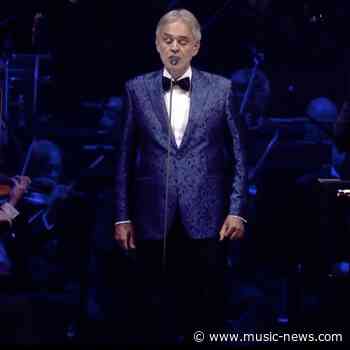 Andrea Bocelli's new album 'Believe' smashes UK chart record for 2020