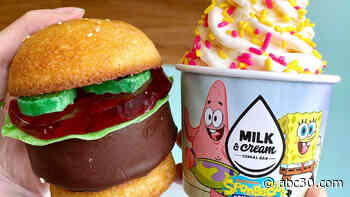 SpongeBob's famous 'Krabby Patties' come to life as ice cream sliders in New Jersey