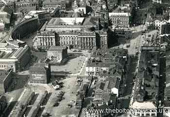 Looking down on a very different Bolton from the air in 1958