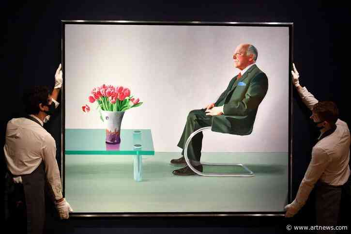 Prized Hockney Portrait Will Stay at London’s Royal Opera House Following Sale: Report