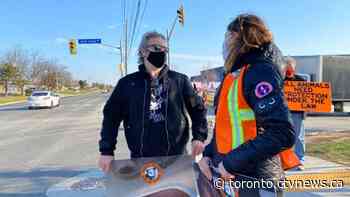 Actor Joaquin Phoenix attends vigil for animal rights activist killed in Burlington, Ont. last year