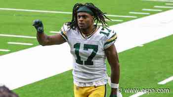 Packers WR Adams (ankle) cleared to face Colts