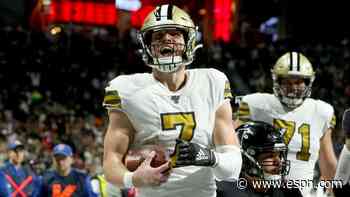 Saints to start Hill at QB, per source; Brees to IR