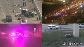 Houston roads experience deadly streak of crashes in a span of 24-hours - KTRK-TV
