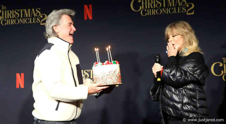 Goldie Hawn Celebrates 75th Birthday a Little Early with Kurt Russell at 'Christmas Chronicles 2' Screening!