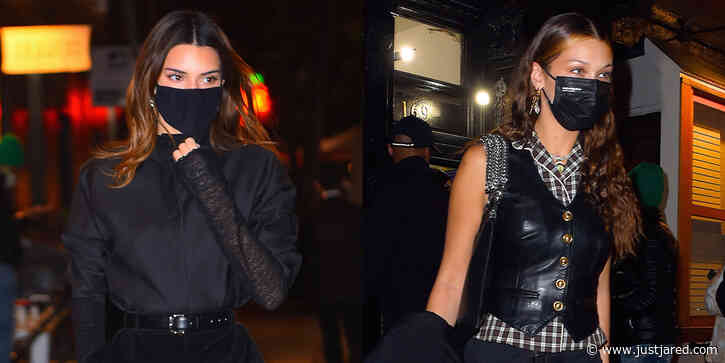 Kendall Jenner & Bella Hadid Look So Chic While Out for Dinner in NYC