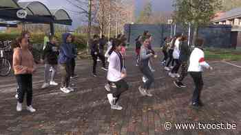 Zesde leerjaar De Puzzel danst voor Hof ter Veldeken in Lebbeke - TV Oost