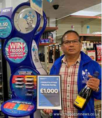 Local shopkeeper bags £1,000 award for high store standards